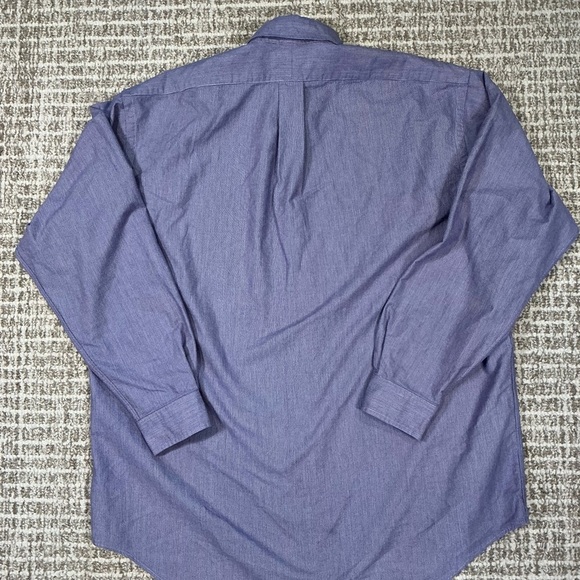 Ralph Lauren Purple Gingham  Casual Button Down Shirt Sz L - Picture 5 of 6